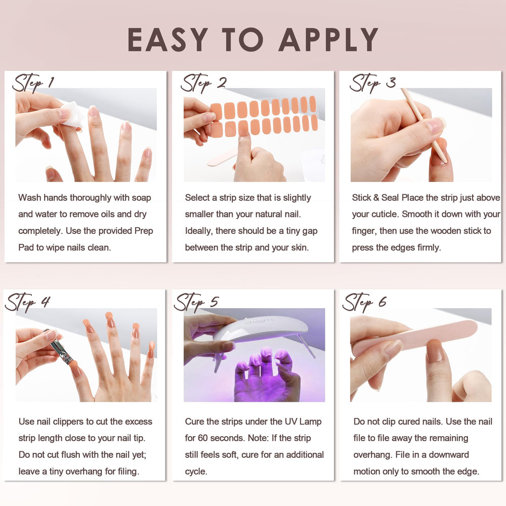 kharita strips on fingers showing size fit and natural-looking coverage
