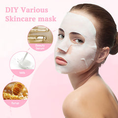 Khrgovd mask applied on face showing even coverage and comfort