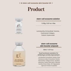 ki cosmetics five vials lined up demonstrating kit quantity and dosing convenience