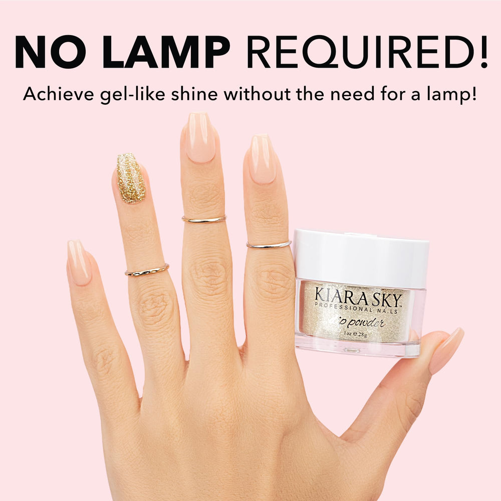 KIARA SKY applied on finished nails displaying durable gloss protection