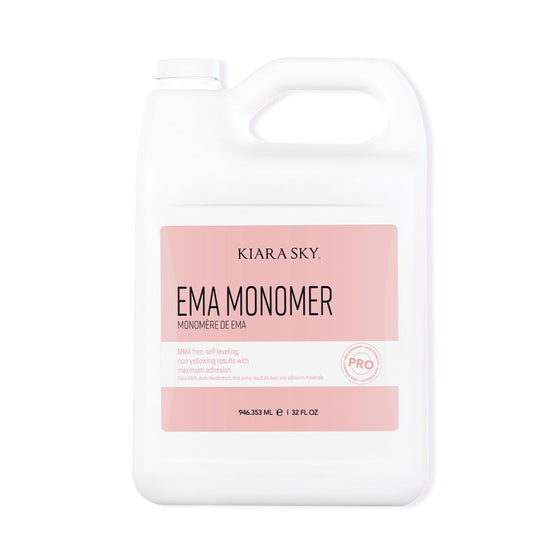 Kiara Sky bottle front view showing professional monomer and clear finish benefit