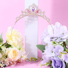 KICOSY tiara styled with prom dress in evening setting showing elegance