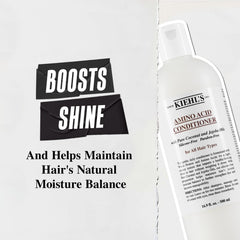 Kiehl's creamy conditioner texture on hand illustrating smooth application and hydration