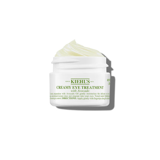 Kiehl's jar front view showing clean packaging and clear brand name benefits