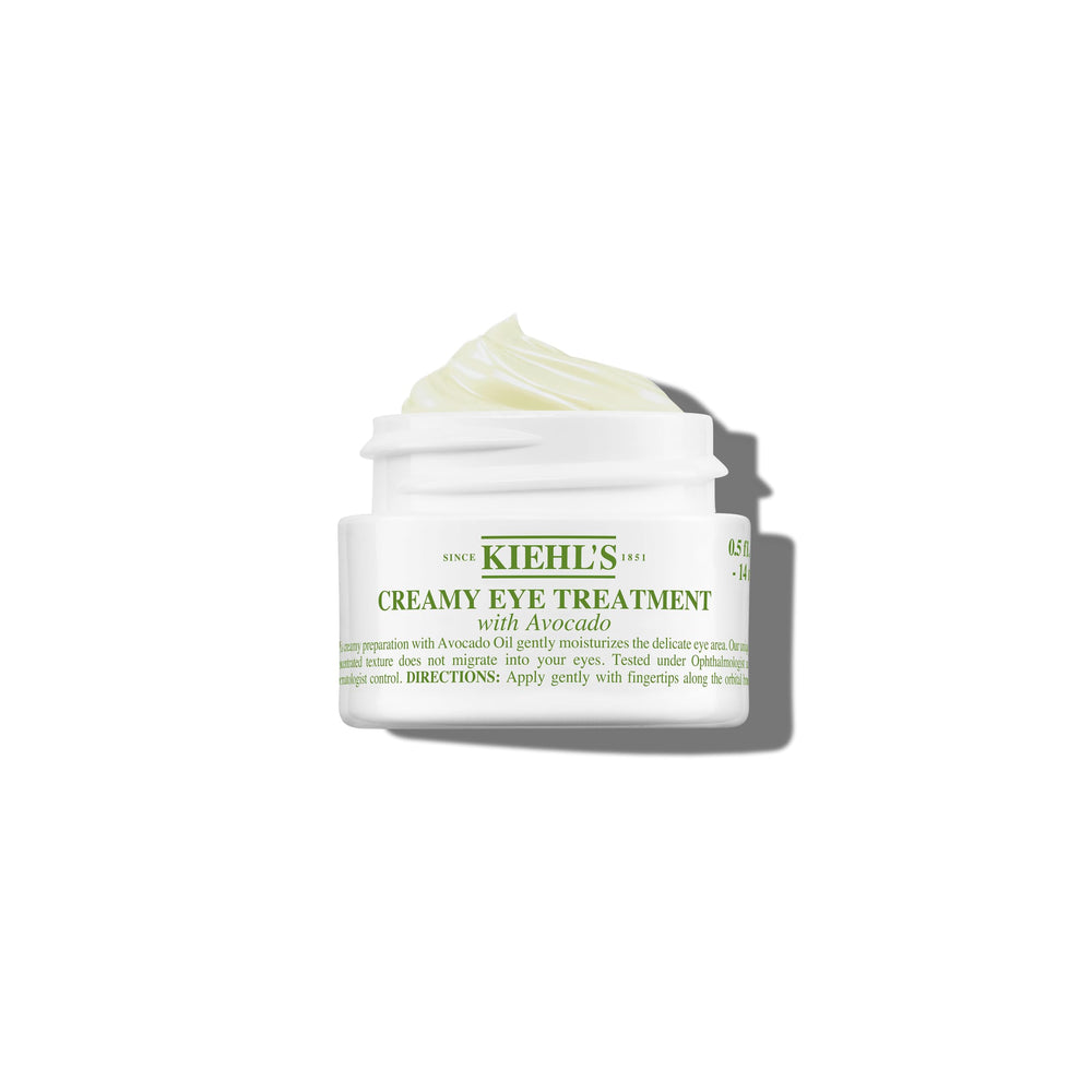 Kiehl's jar front view showing compact travel-friendly packaging and hydration