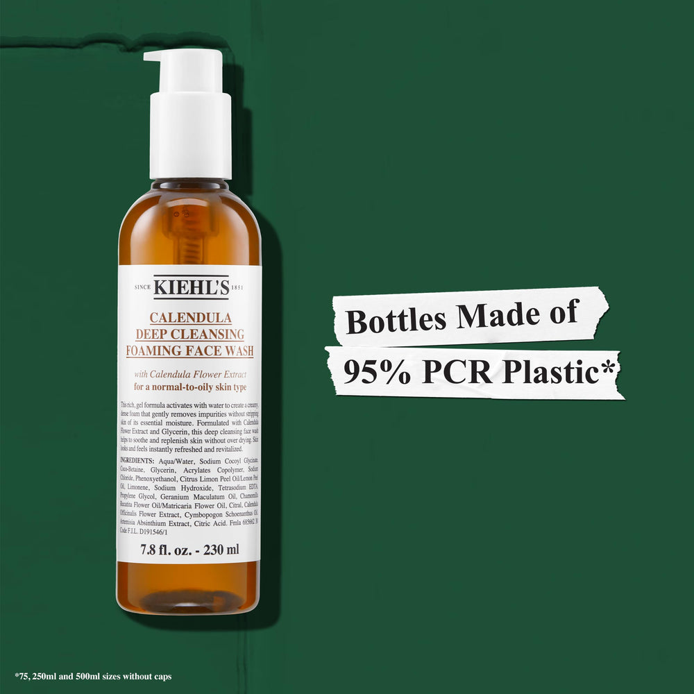 Kiehl's size-in-hand for scale and travel-friendly view