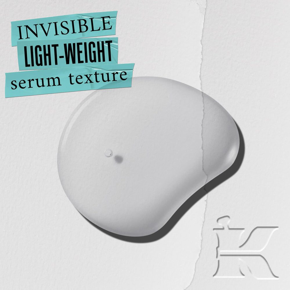 Kiehl's closeup of liquid drop texture demonstrating precise application benefit