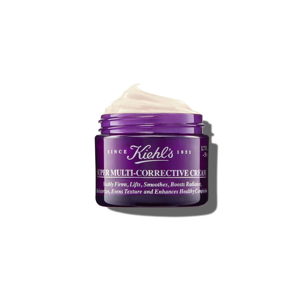 Kiehl's front jar shot showing label and elegant packaging benefit clarity