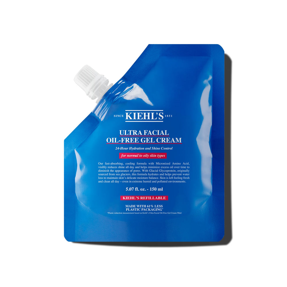 Kiehl's front packaging showing jar and product benefit matte finish