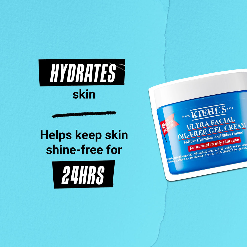 Kiehl's product dispensed on fingertip demonstrating easy absorption benefit
