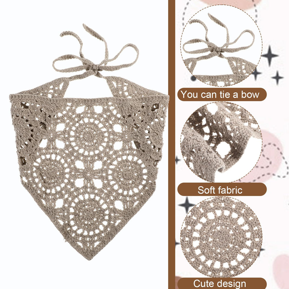 kifmurase unfolded bandana displayed flat to show full triangle size and fit