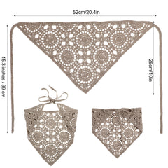 kifmurase close-up of hollow floral knit detail revealing breathable lace texture