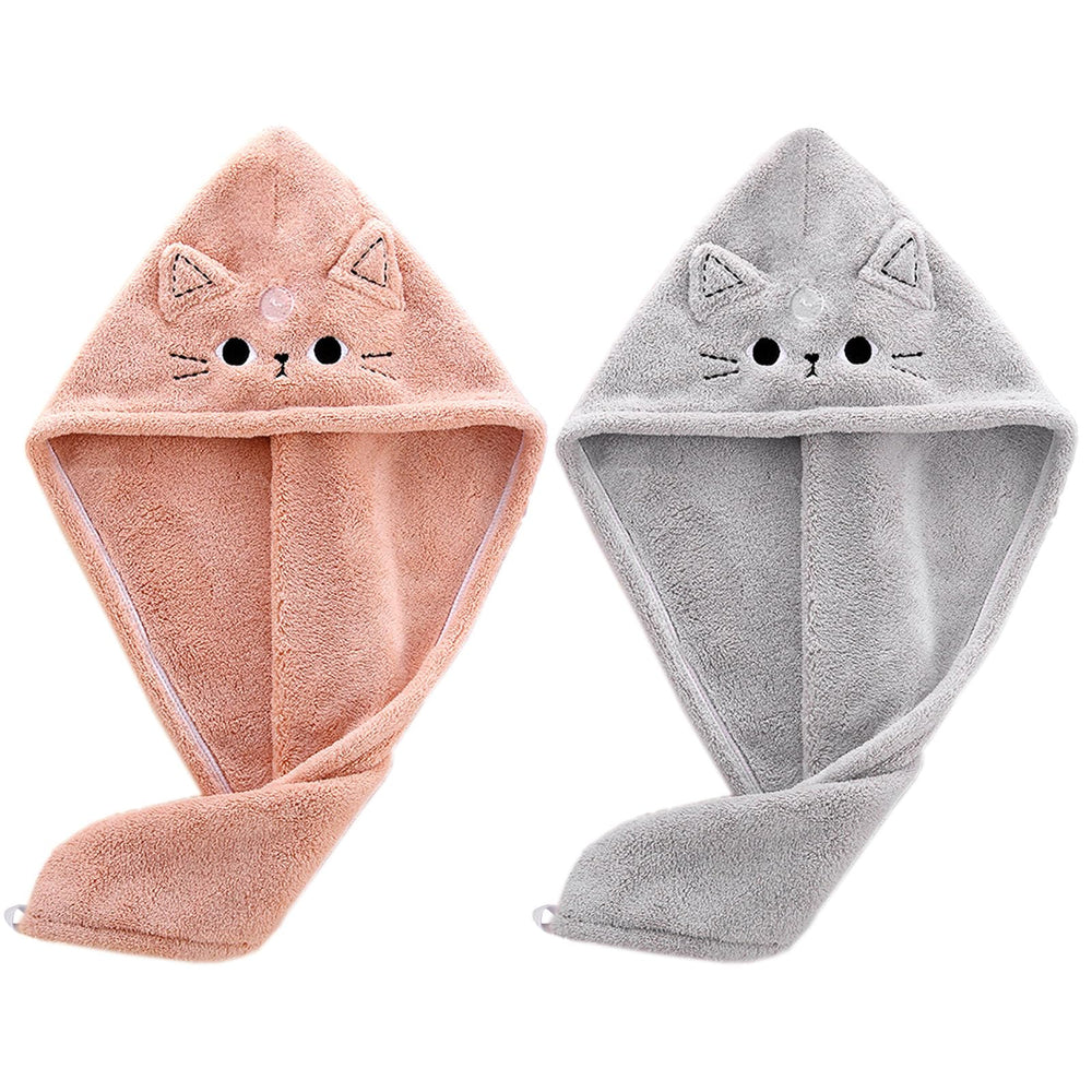 KIGOTWIN front packaging showing two cat towel wraps and colors