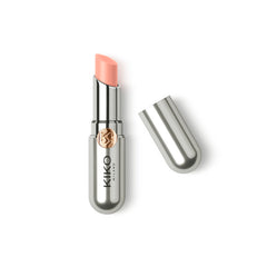 Kiko Milano front packaging showing sleek metallic finish and KK seal, elegant