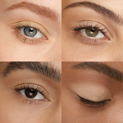 Kiko Milano eyeshadow applied on model eye demonstrating long-lasting vibrant effect