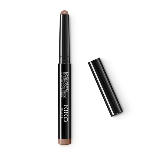 Kiko Milano front packaging of shade 18 brown, clear product ID and compact benefit