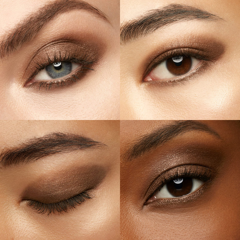 Kiko Milano in-use application on eyelid showing precise, transfer-proof color payoff