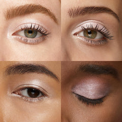 Kiko Milano eyeshadow swatched on eyelid demonstrating vivid long-wear colour