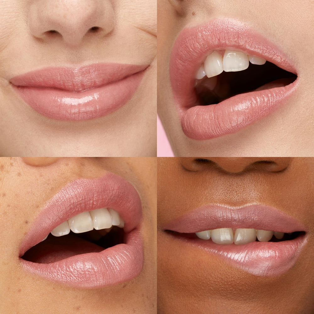 Kiko Milano lipstick worn on lips in lifestyle shot boosting color and soft-looking lips