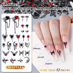 Kikonoke close-up of 3D spider and web alloy charm highlighting intricate detail