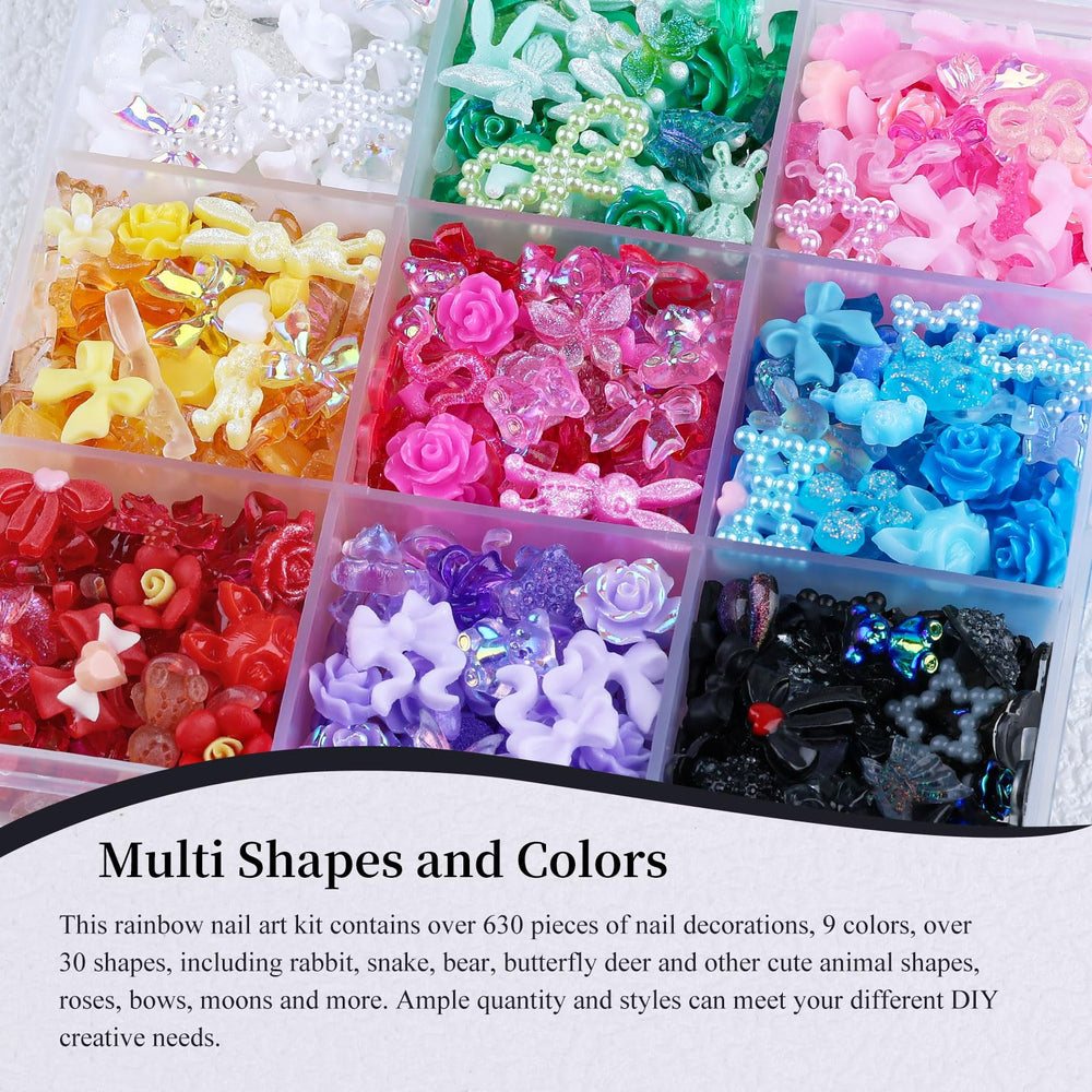Kikonoke translucent storage box with nine grids neatly organized, simplifies sorting