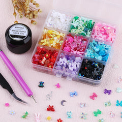 Kikonoke decorated phone case using charms, demonstrates versatility for crafts