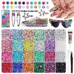 Kikonoke front packaging showing full rhinestone kit and tools for quick crafting setup