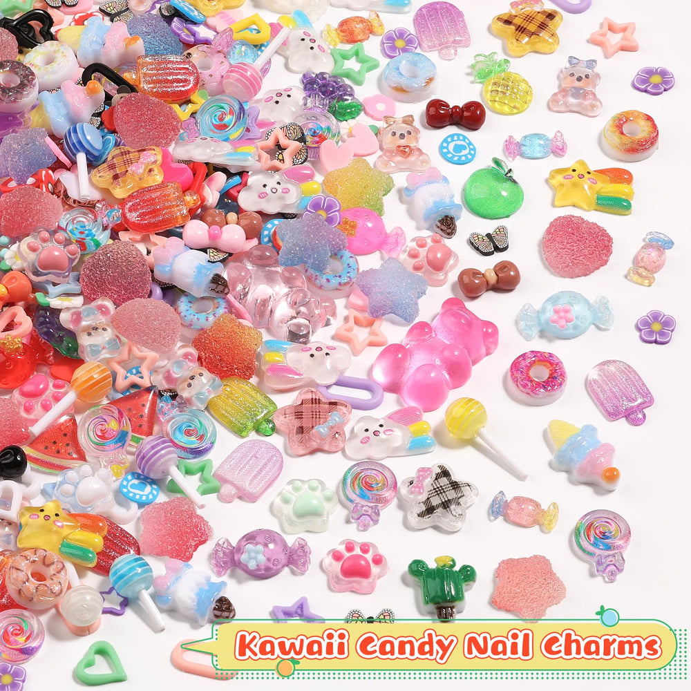 kikonoke resin charms closeup showing vivid colors and smooth edges benefit