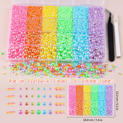 Kikonoke size comparison of 3mm 4mm 6mm 8mm pearls showing scale for precise planning