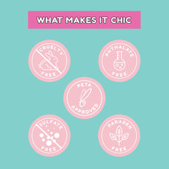 Kimchi Chic swatch on arm revealing rich matte black pigment payoff