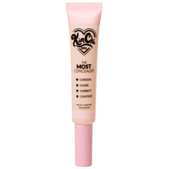 KimChiChic concealer applied under eye demonstrating brightening effect