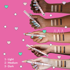KimChiChic Effn Sculpt creamy swatch demonstrating blendable texture and smooth finish