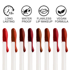 KIMIEYE applicator applying stain on model for quick defined lip results