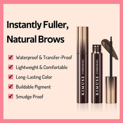 KIMUSE angled applicator close-up for precise, hair-like strokes