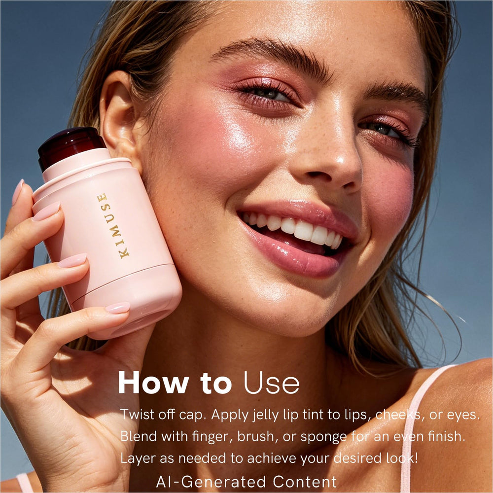 KIMUSE in a purse for on-the-go touchups showing convenience benefit