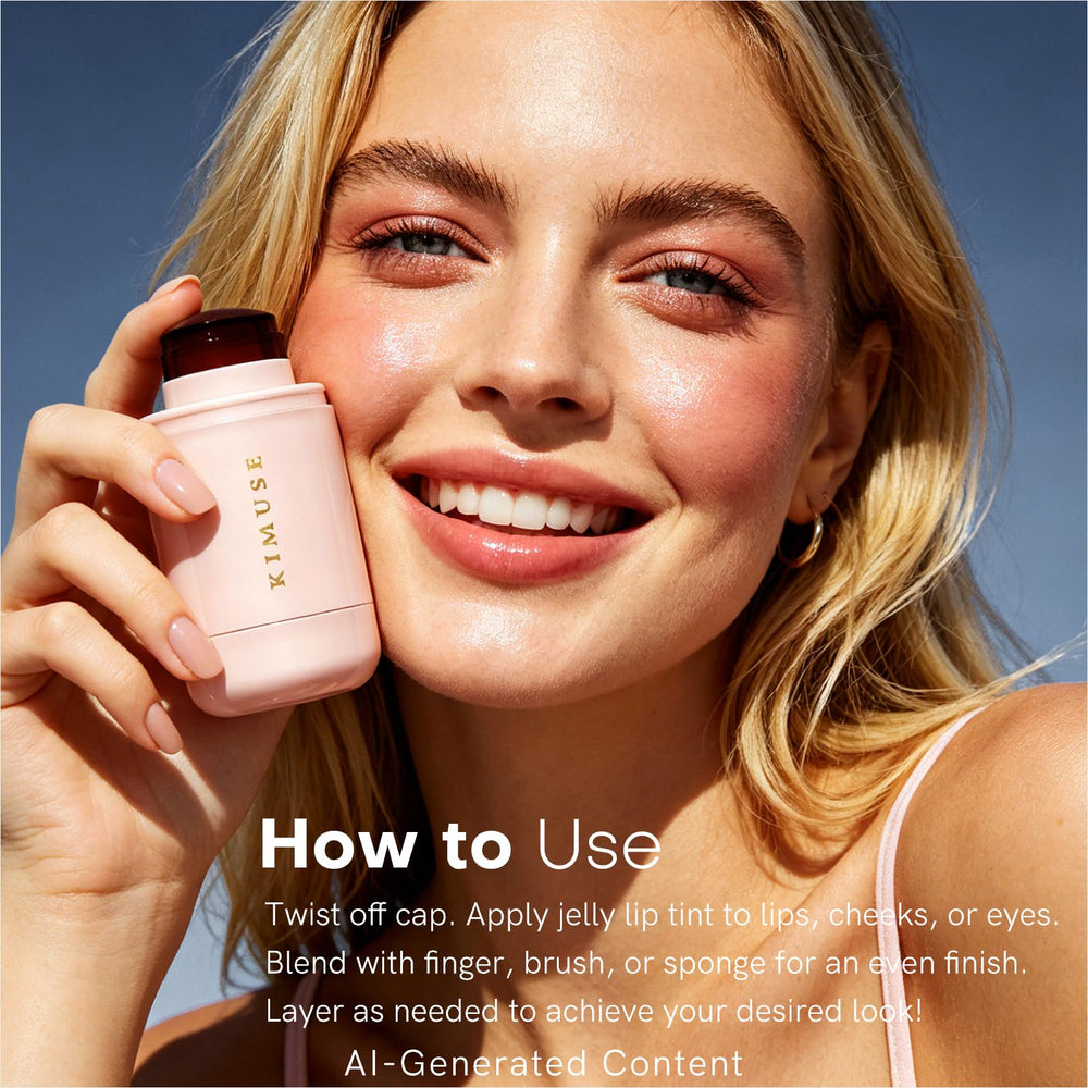 KIMUSE open cap showing jelly tip for precise application