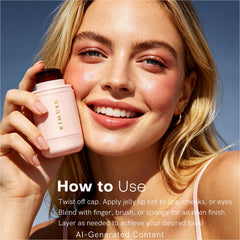 KIMUSE open cap showing jelly tip for precise application
