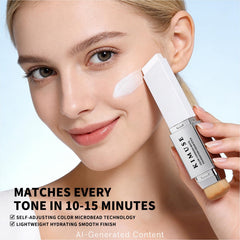 KIMUSE size scale in hand illustrating compact portable stick perfect for travel