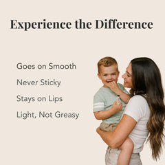 Natural beeswax and organic oils beside Kind Lips to show clean ingredients