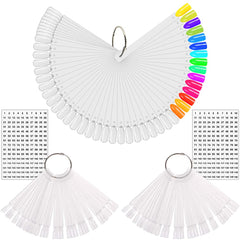 KINGMAS front display of 150 clear swatch sticks for quick client choices