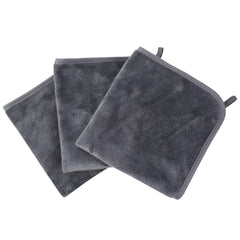 KinHwa front packaging showing three gray washcloths and product benefits
