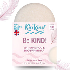 KinKind bar lather in hands demonstrating rich foam benefit