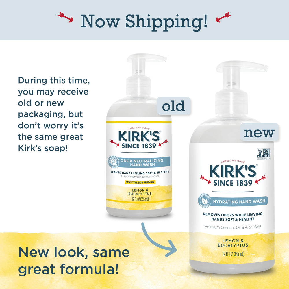 Kirk's creamy lather close-up showing moisturizing texture and gentle foam
