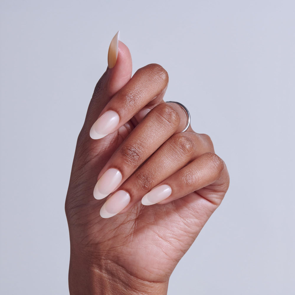 KISS Burble spread of all 32 nails showing size variety and fit benefit