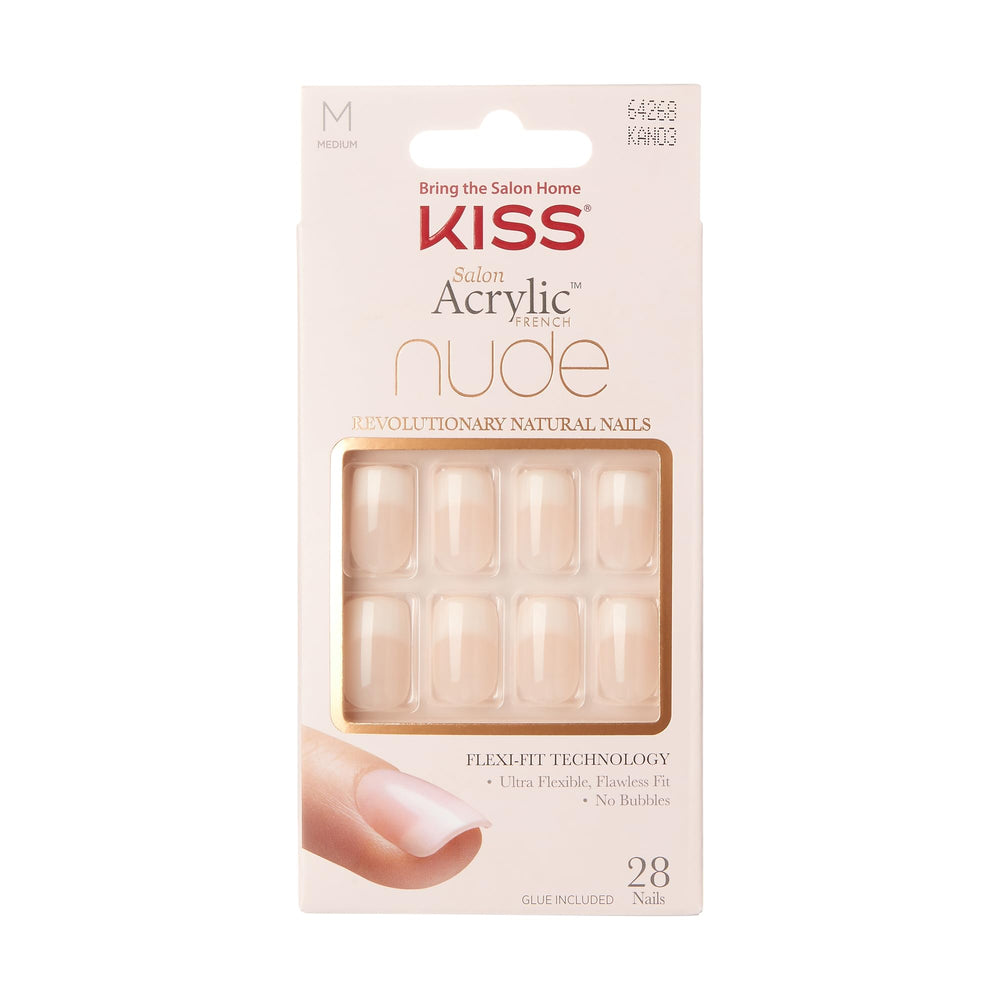 KISS front packaging showing Cashmere French kit and included tools for easy at-home use
