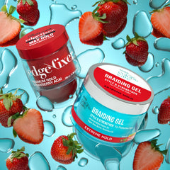 KISS COLORS & CARE jar held in hand for 6 oz size comparison and travel-friendly benefit