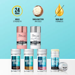 KISS COLORS & CARE ingredient label close-up highlighting Biotin, castor oil, shea butter benefit