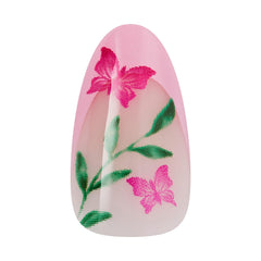 KISS core press-on nails applied on hand, instant polished look
