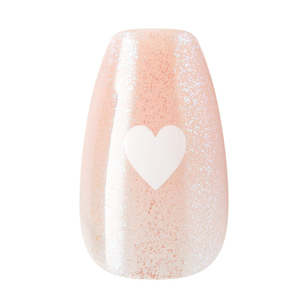 KISS brand layout with 2g glue, mini file, and manicure stick for quick application