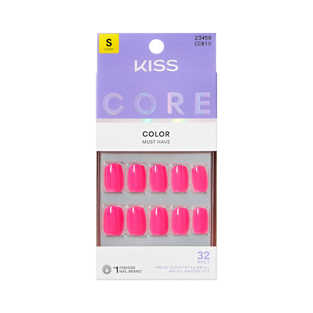 KISS front packaging showing Color Crush set and contents for easy selection
